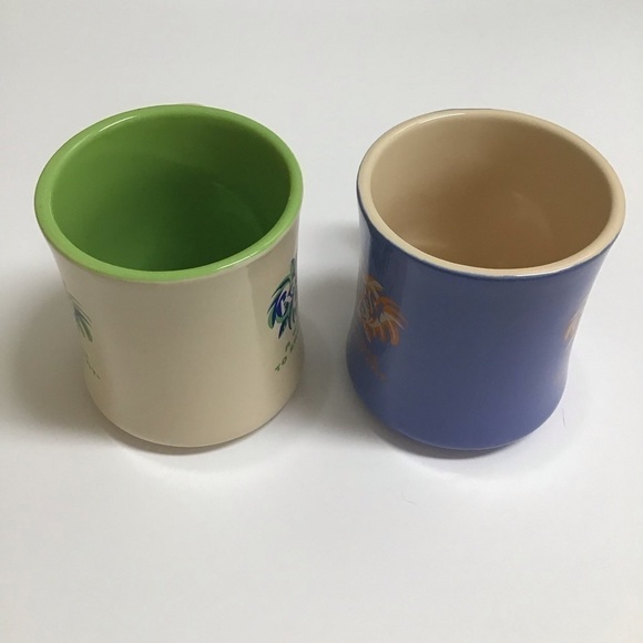 Disney Rainforest Cafe Coffee Mug PAIR A Wild Place To Shop and Eat 1999 Ceramic - Picture 12 of 16